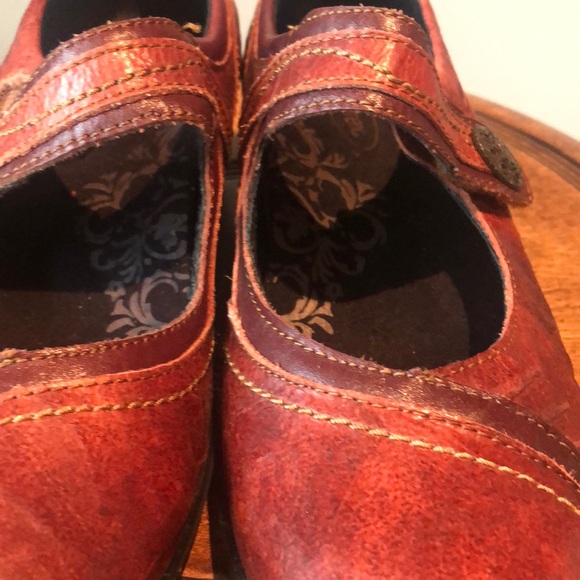 Aetrex Brown Leather Flats Topstitching EUC - Picture 16 of 16